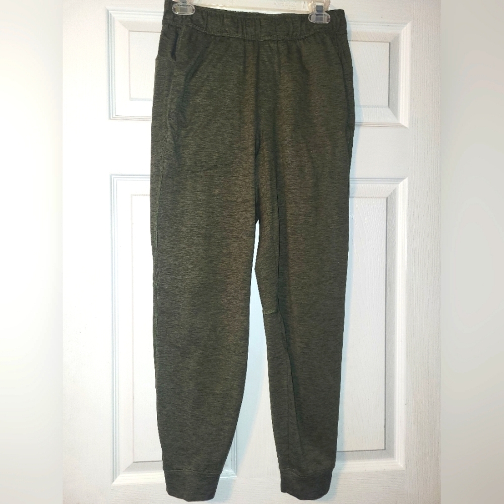 VRST Men's Jersey Joggers Olive Green Size Small Pockets Soft‎